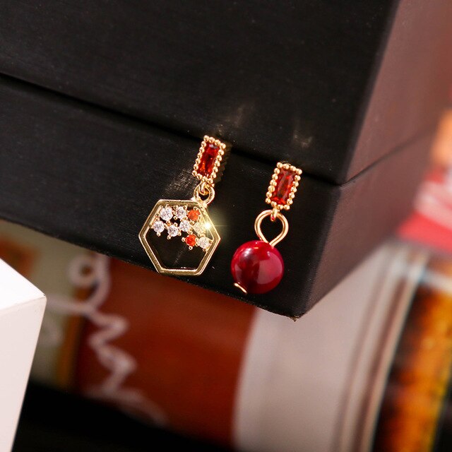 Tassel Earrings NEW luxury drop  jewelry earrings Fashion collocation acrylic big earrings for women 2019 statement