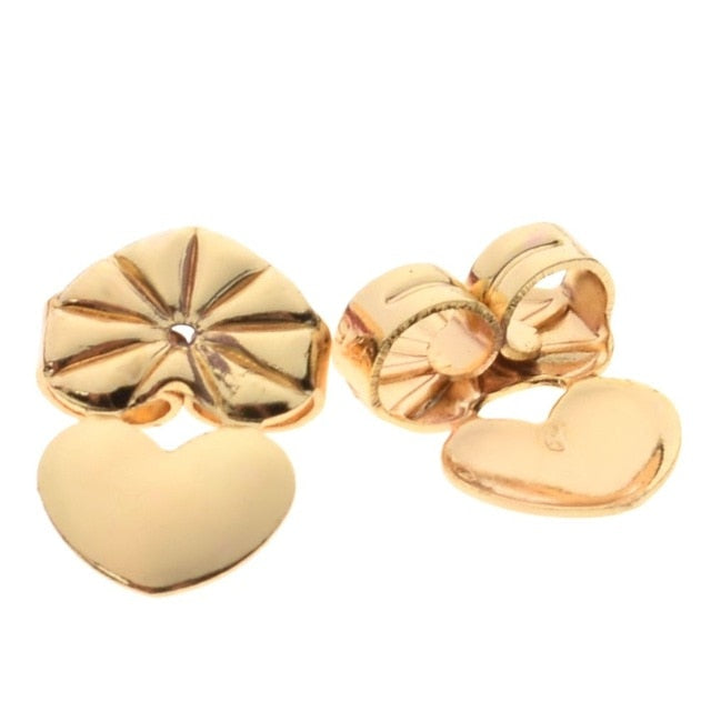 Earring Backs Support Butterfly Earring Lifts Fits all Post Earrings Set Gold Color Silver Color Earrings Jewelry Accessories