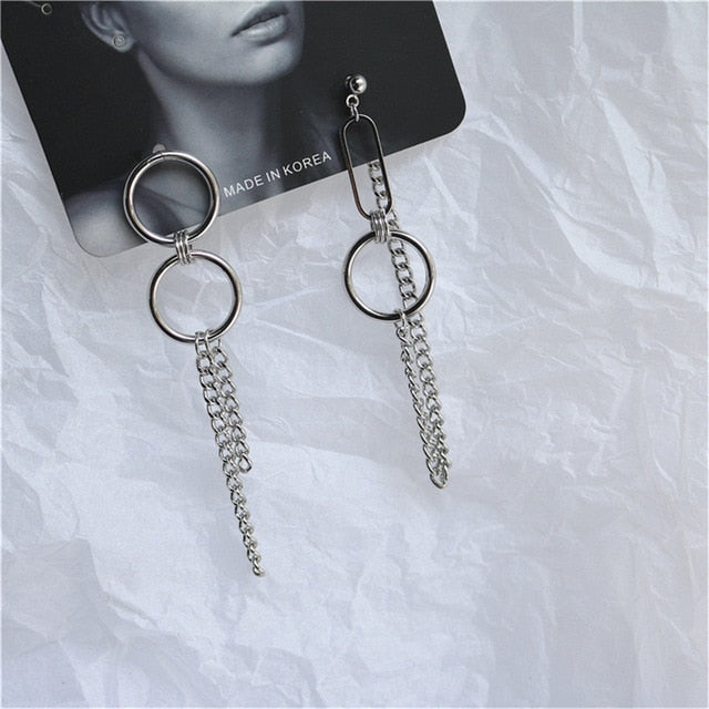 Punk Cheap Sliver Handcuffs Blade Gun Drop Earrings Creativity Jewelry Accessories Women Simple Fashion Cool Wholesale Pistols