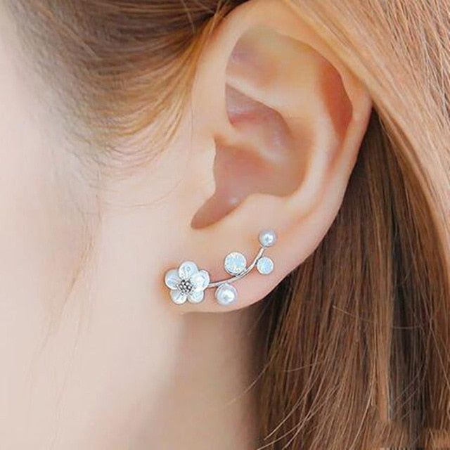 2020 New Fashion Round Dangle Drop Korean Earrings For Women Geometric Round Heart Gold Earring Wedding Jewelry 8g