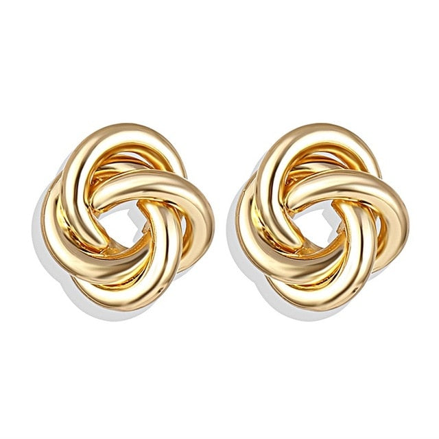 IPARAM 2020 New Big Circle Round Hoop Earrings for Women's Fashion Statement Golden Punk Charm Earrings Party Jewelry