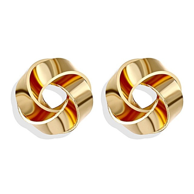 IPARAM 2020 New Big Circle Round Hoop Earrings for Women's Fashion Statement Golden Punk Charm Earrings Party Jewelry