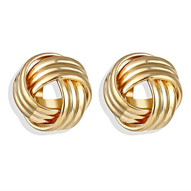 IPARAM 2020 New Big Circle Round Hoop Earrings for Women's Fashion Statement Golden Punk Charm Earrings Party Jewelry