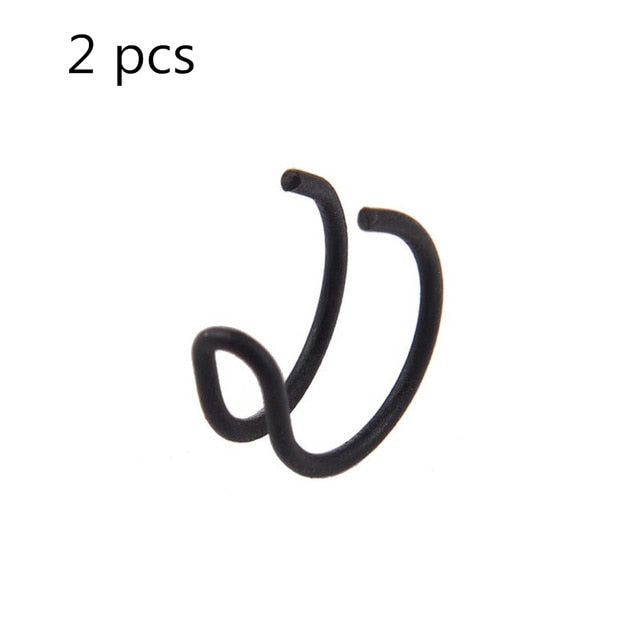 5Pcs/Set Ear Cuff Gold Leaves Non-Piercing Ear Clips Fake Cartilage Earring Jewelry For Women Men