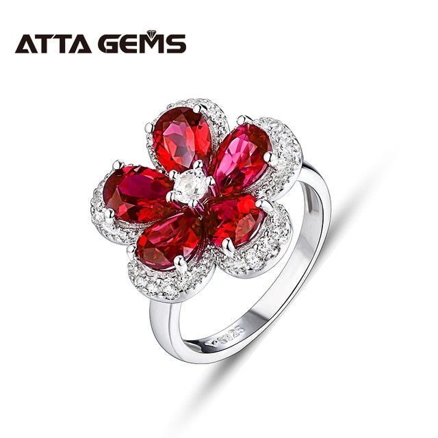 Zultanite Меняющий цвет камень Silver Women's Ring S925 Created Turkish Zultanite Colorful Flower Lovely Style for Women's Gifts