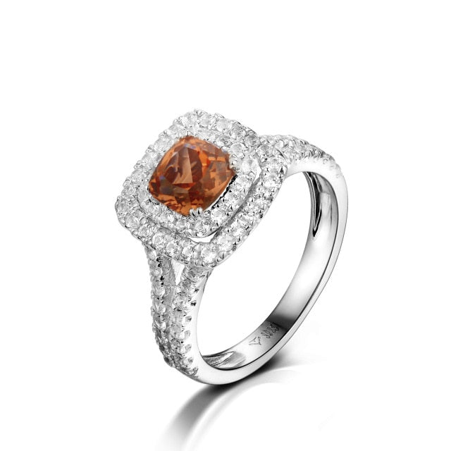 Zultanite Silver Wedding Rings Hand-Setting Jewelry Exquisite Style Created Diaspore High Quality Handmade Wedding Rings